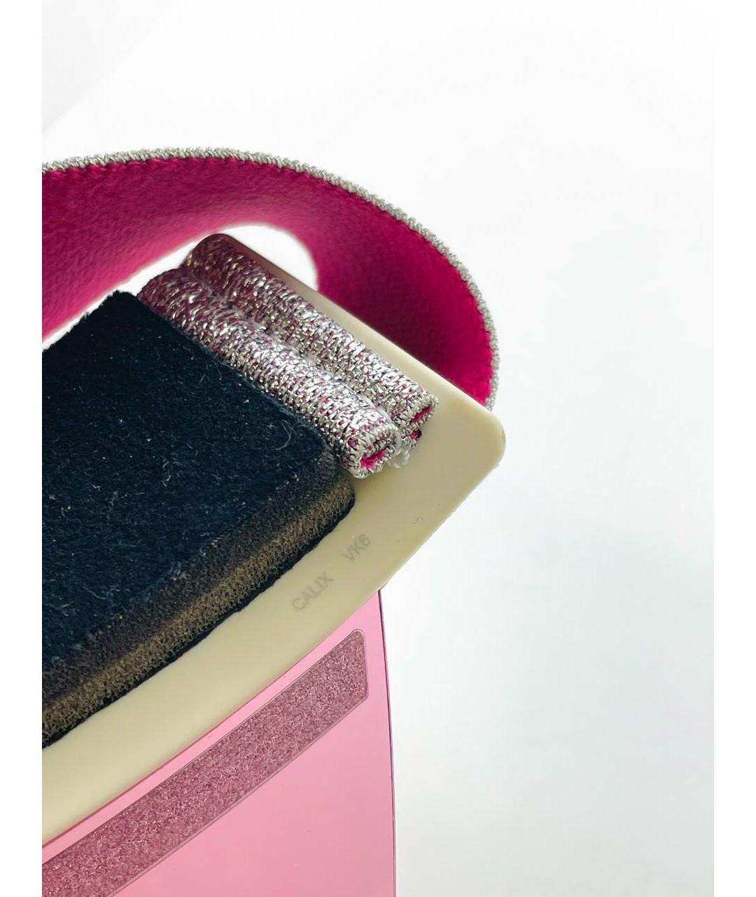 JIMMY CHOO Розовые пластиковые солнцезащитные очки, фото 3