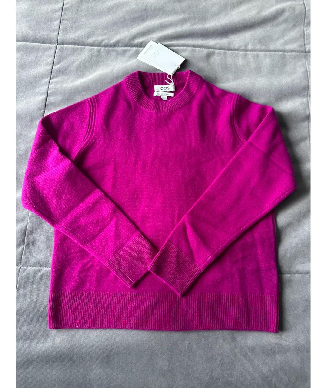 COS Розовый кашемировый джемпер / свитер, фото 7