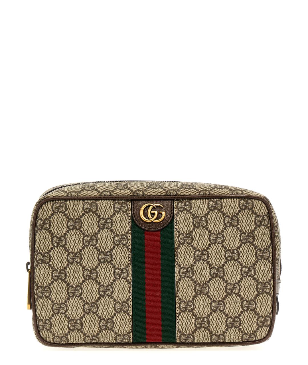 GUCCI Бежевая косметичка, фото 1