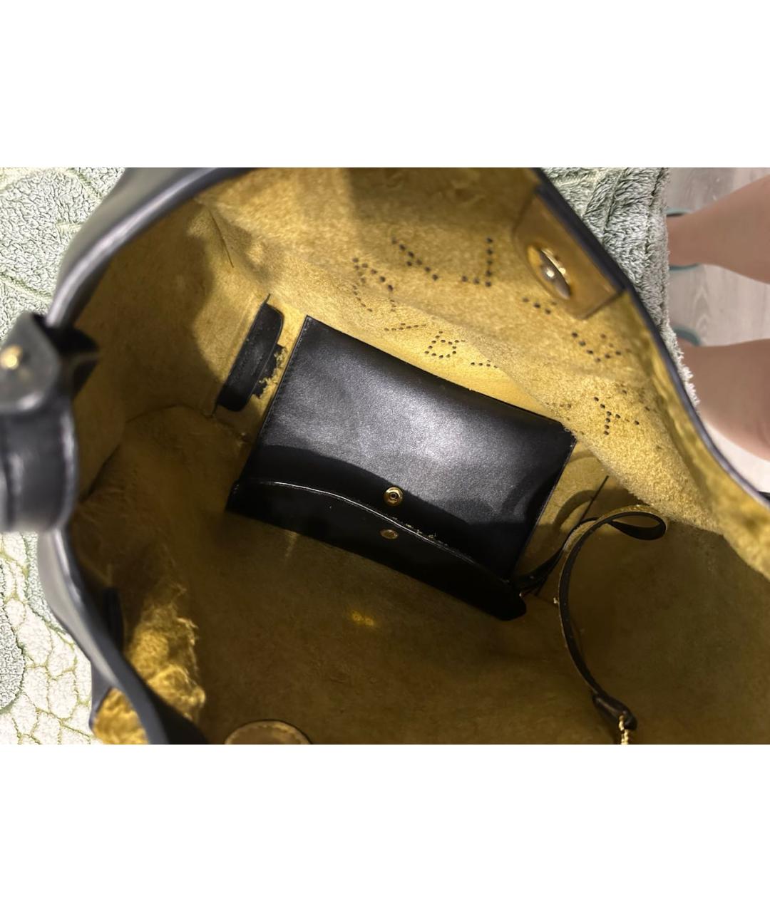STELLA MCCARTNEY Черная сумка тоут из искусственной кожи, фото 5