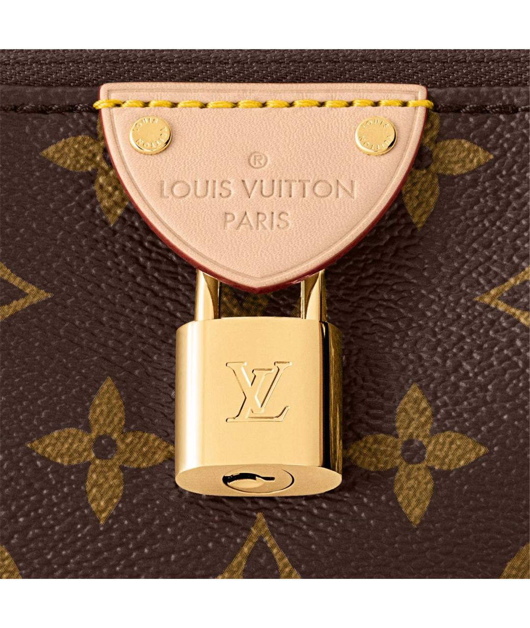 LOUIS VUITTON Коричневая сумка с короткими ручками, фото 6