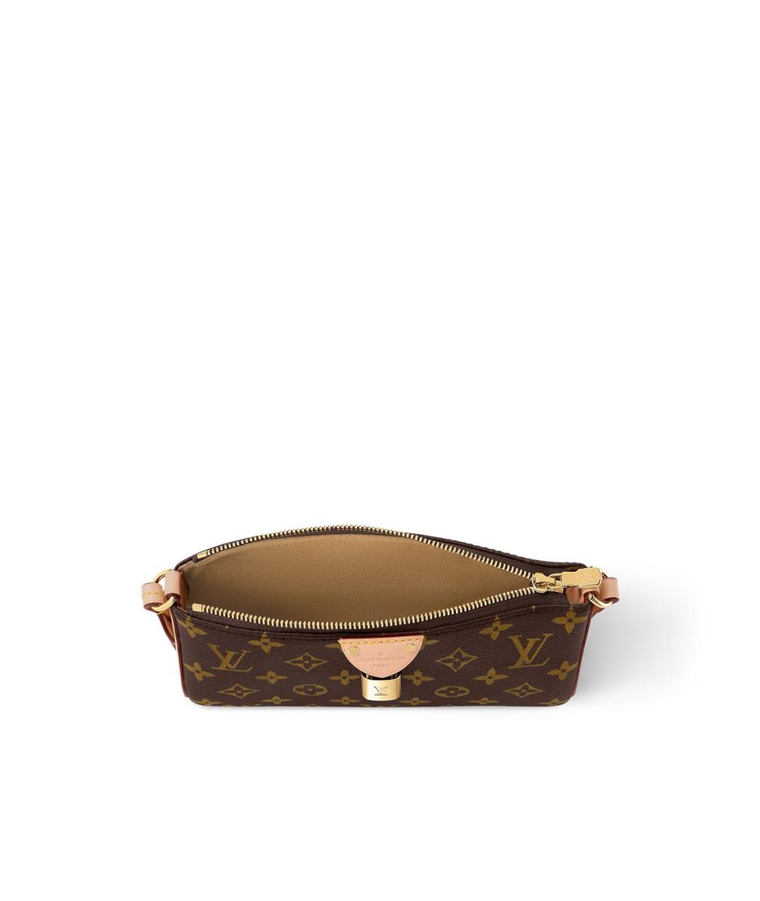 LOUIS VUITTON Коричневая сумка с короткими ручками, фото 4