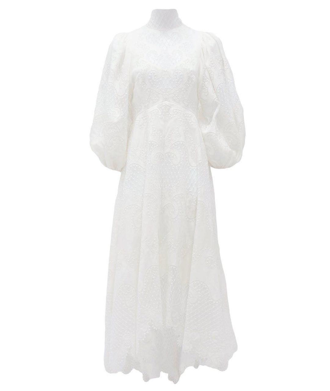ZIMMERMANN Белое льняное платье, фото 3