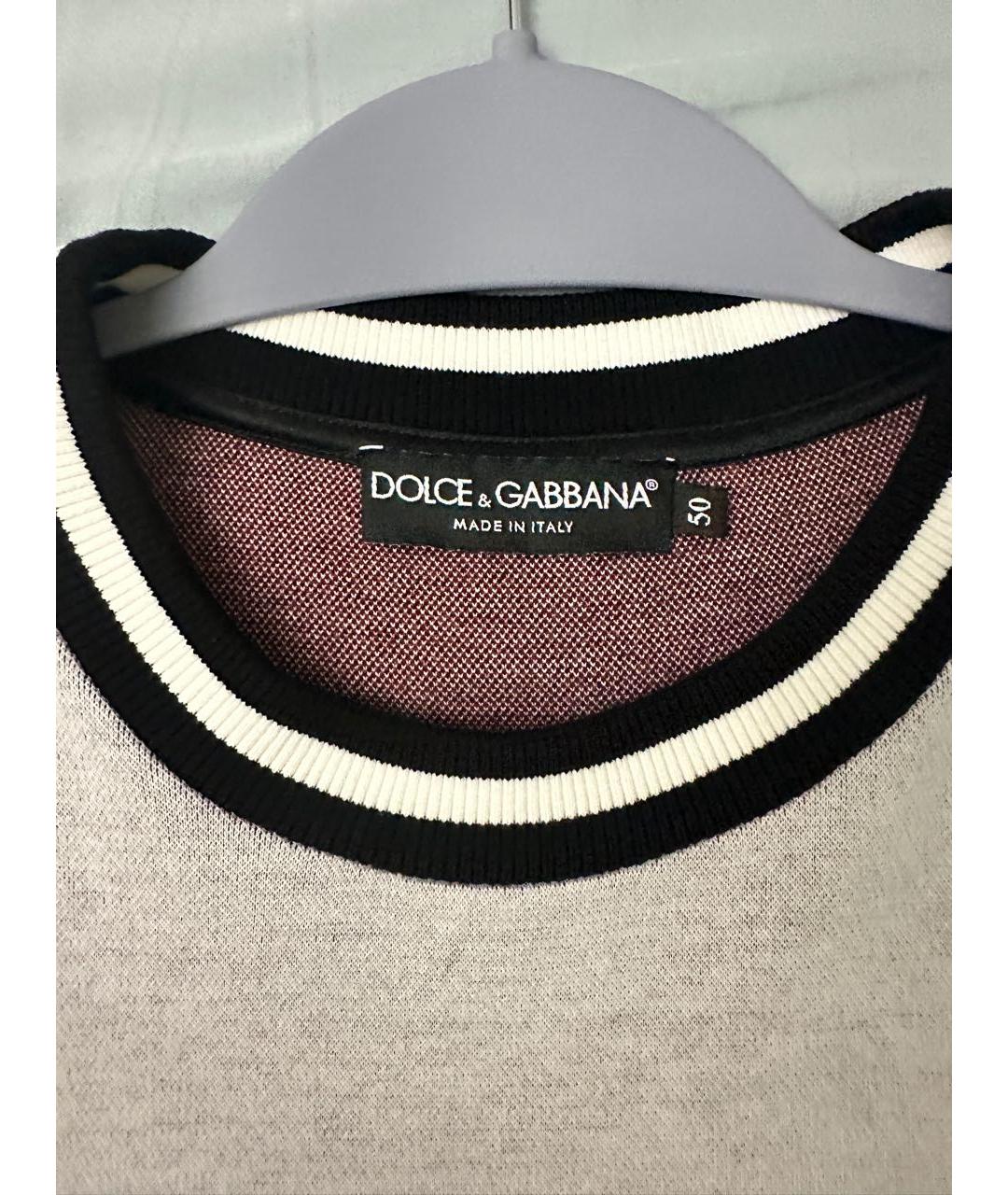 DOLCE&GABBANA Хлопковый джемпер / свитер, фото 4