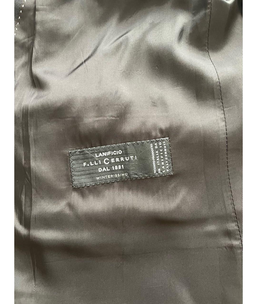 CERRUTI 1881 Черный шерстяной пиджак, фото 4