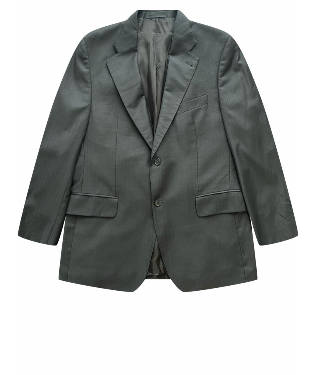 CERRUTI 1881 Черный шерстяной пиджак, фото 1