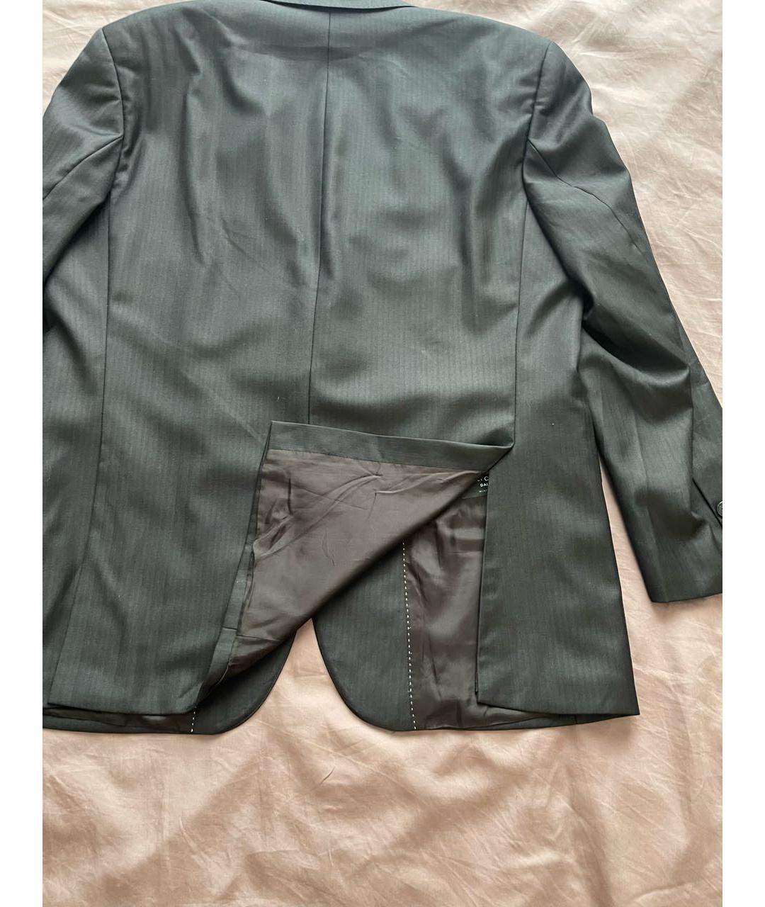 CERRUTI 1881 Черный шерстяной пиджак, фото 3