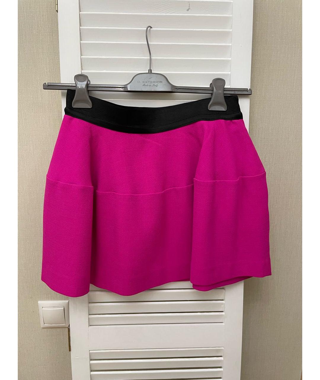 P.A.R.O.S.H. Розовая юбка мини, фото 8