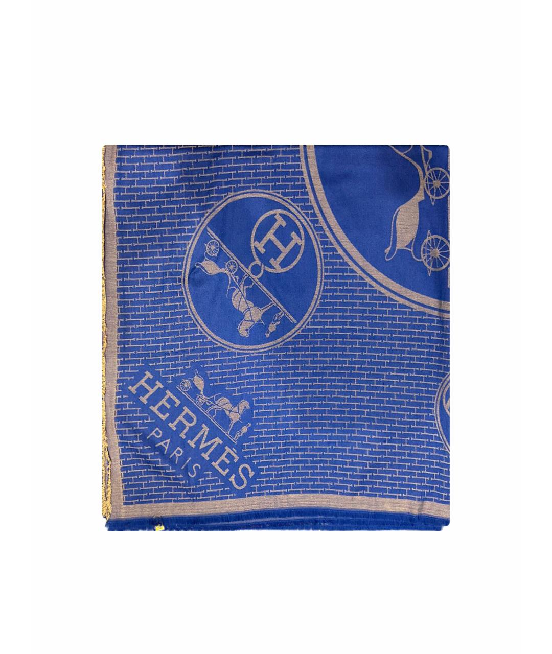HERMES PRE-OWNED Синий платок, фото 1