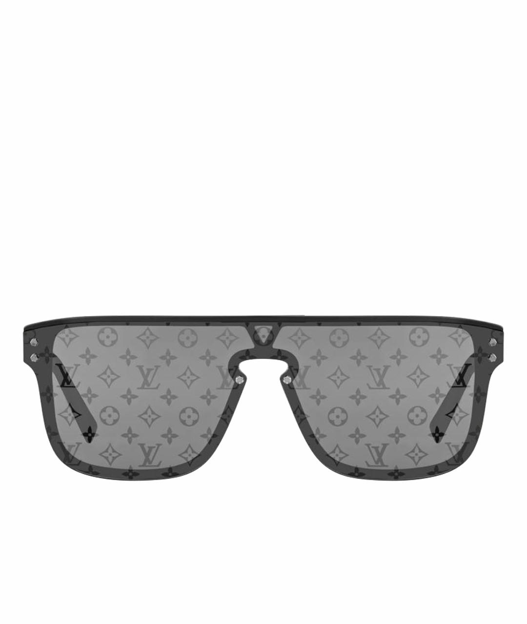 LOUIS VUITTON Черные пластиковые солнцезащитные очки, фото 1