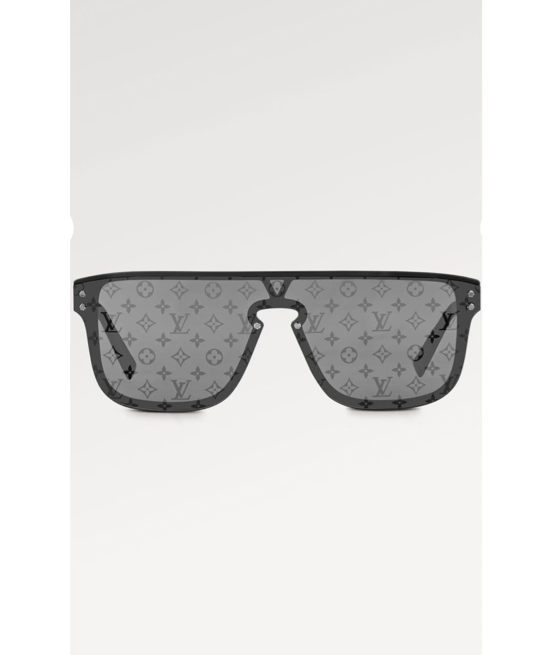 LOUIS VUITTON Черные пластиковые солнцезащитные очки, фото 5