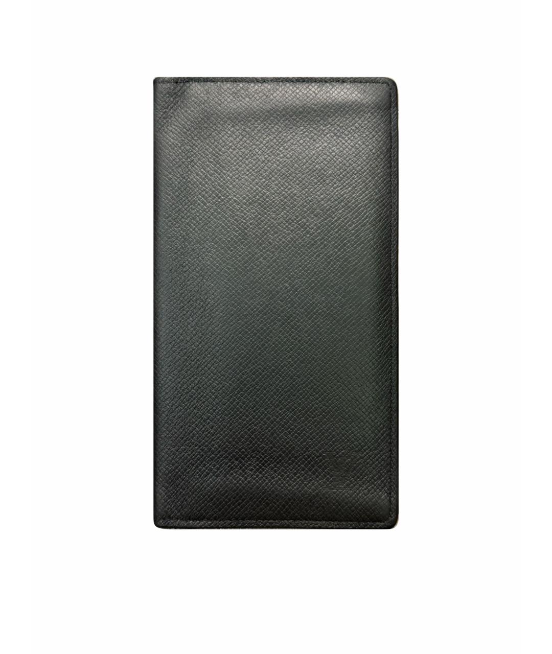 LOUIS VUITTON PRE-OWNED Черный кожаный кошелек, фото 1