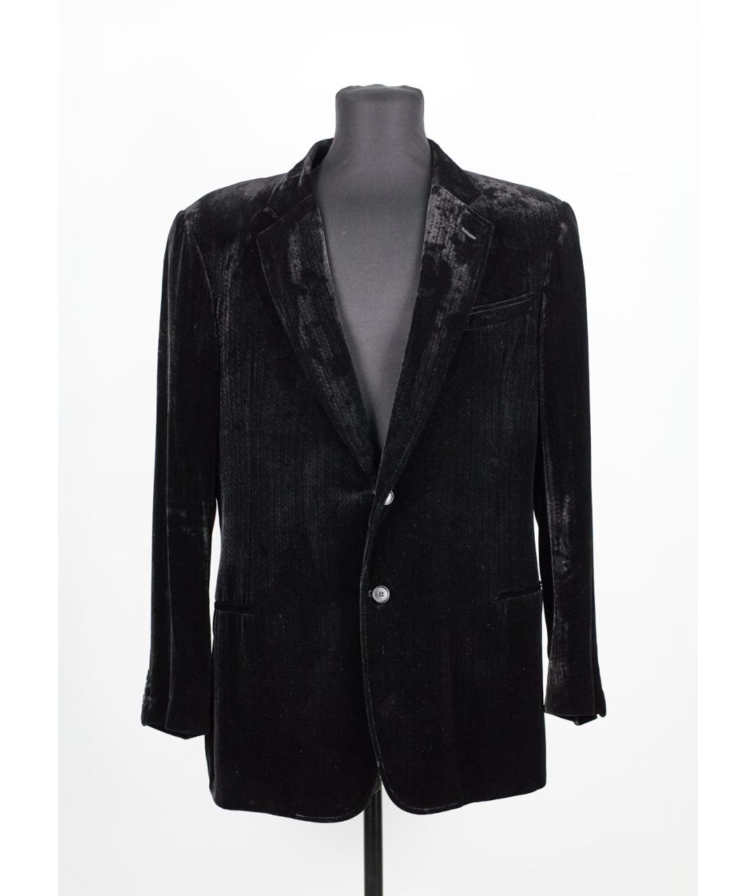 ARMANI COLLEZIONI Черный вискозный пиджак, фото 5