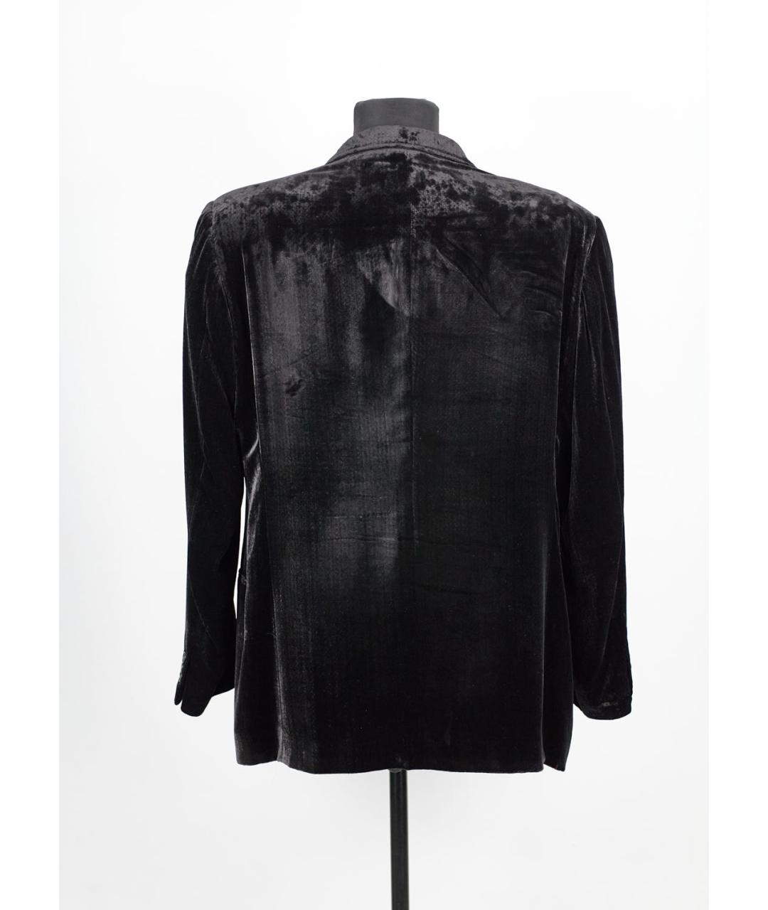 ARMANI COLLEZIONI Черный вискозный пиджак, фото 2