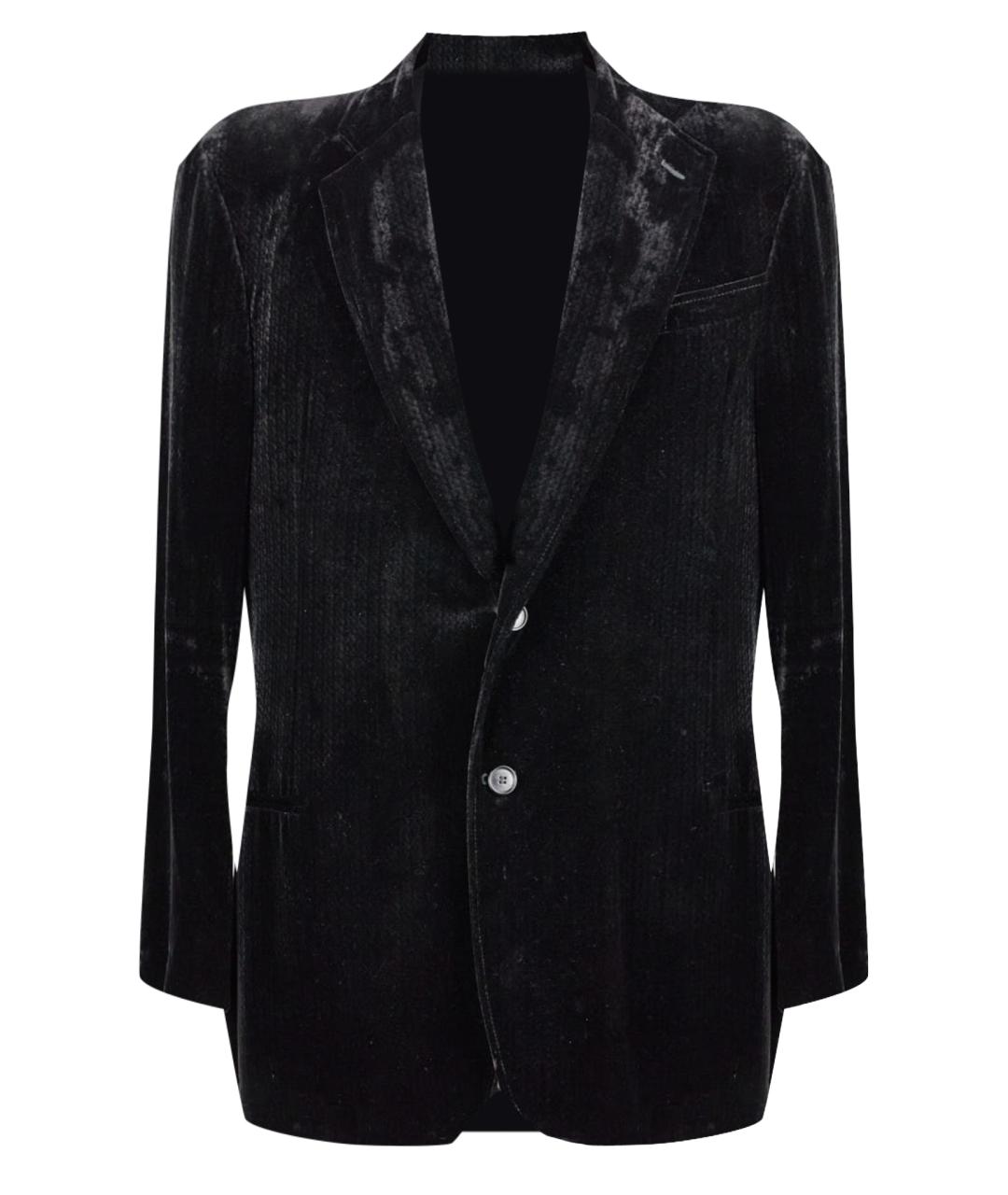 ARMANI COLLEZIONI Черный вискозный пиджак, фото 1