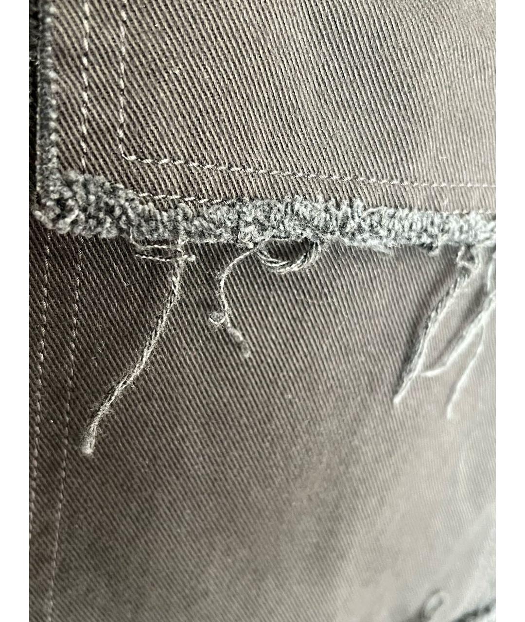 DRIES VAN NOTEN Черные хлопковые прямые джинсы, фото 4