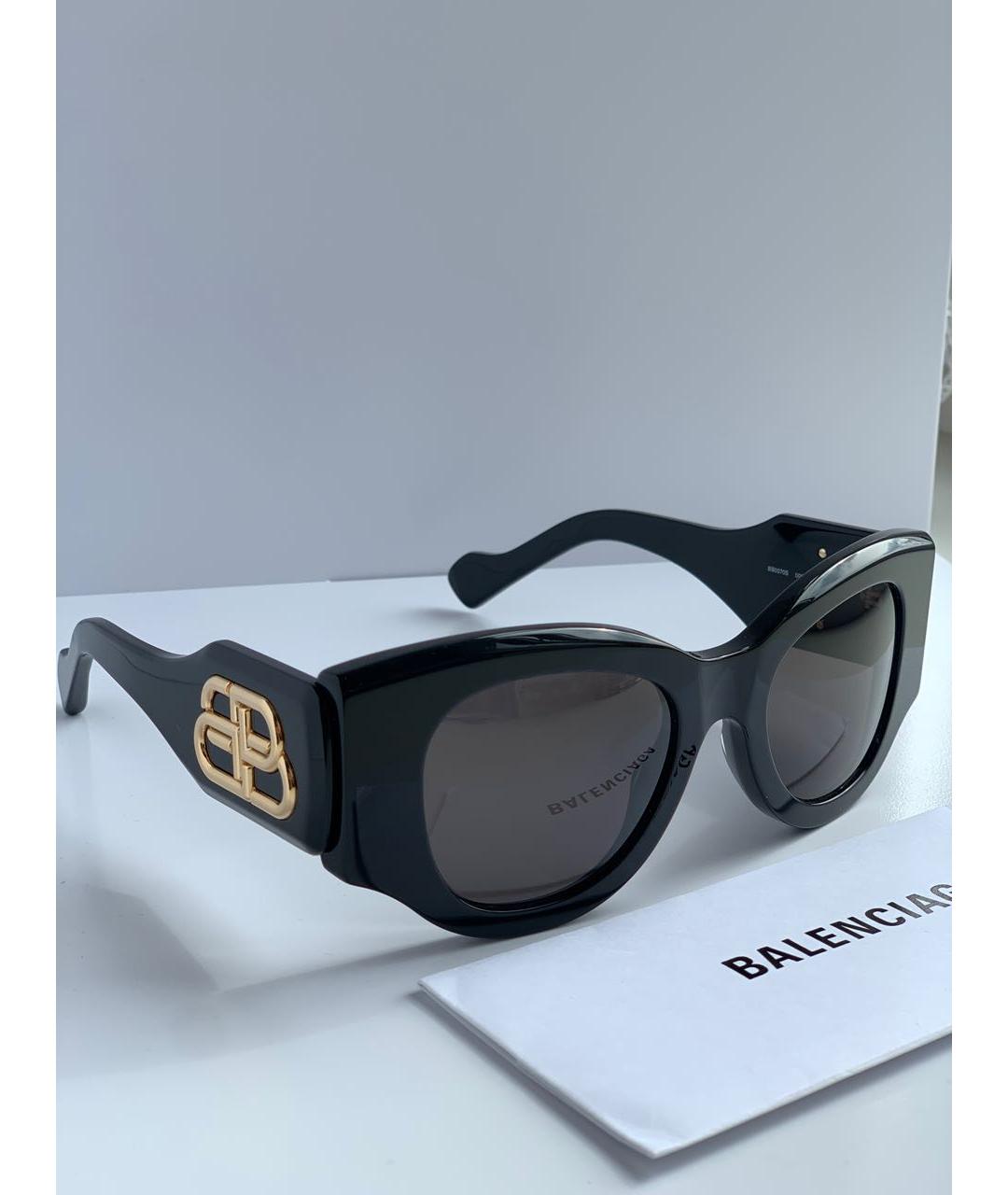 BALENCIAGA Черные солнцезащитные очки, фото 2