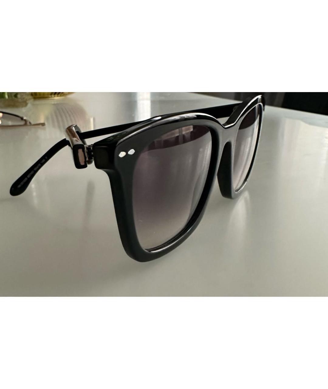 ISABEL MARANT Черные пластиковые солнцезащитные очки, фото 2