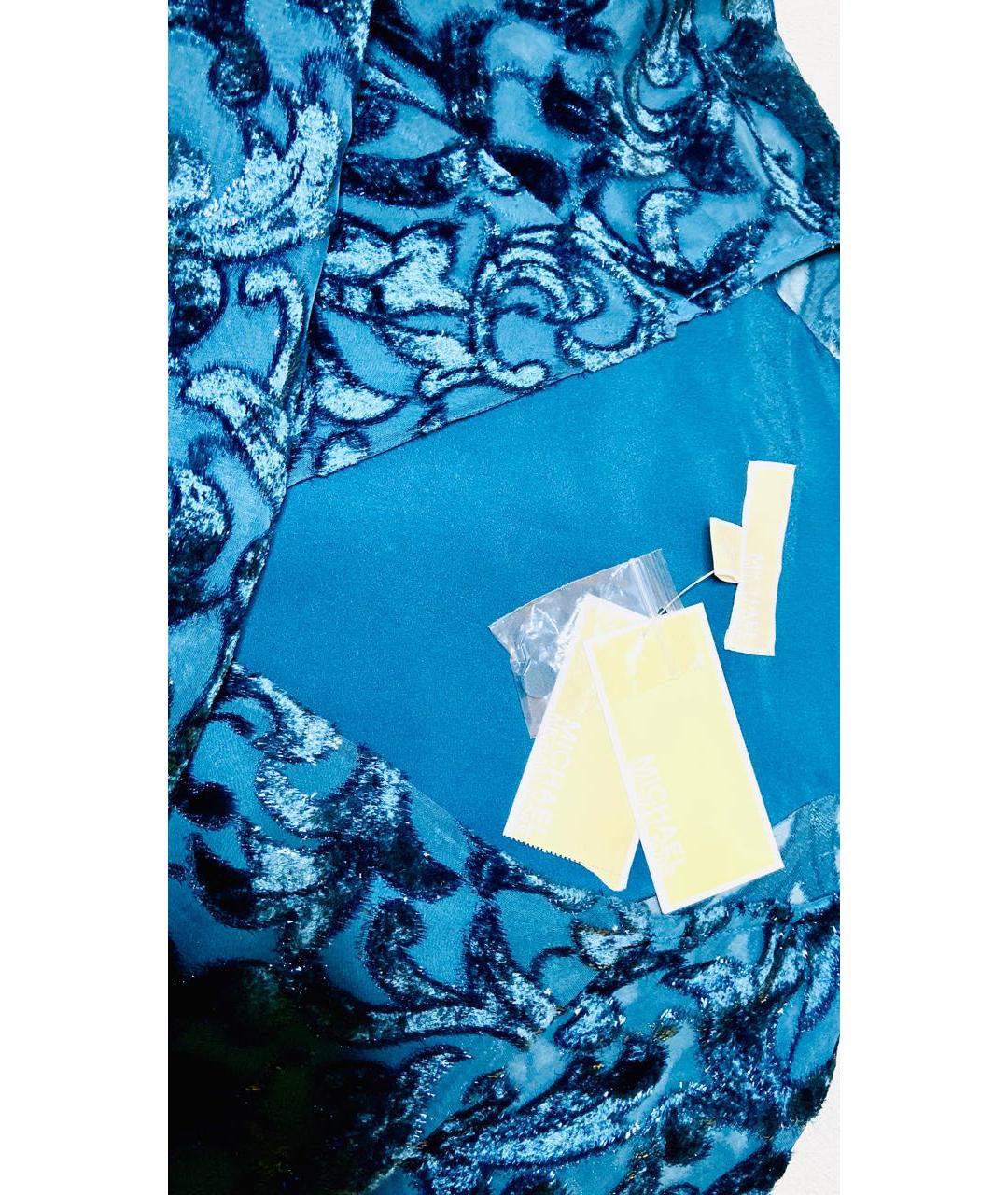 MICHAEL KORS Синее коктейльное платье, фото 4