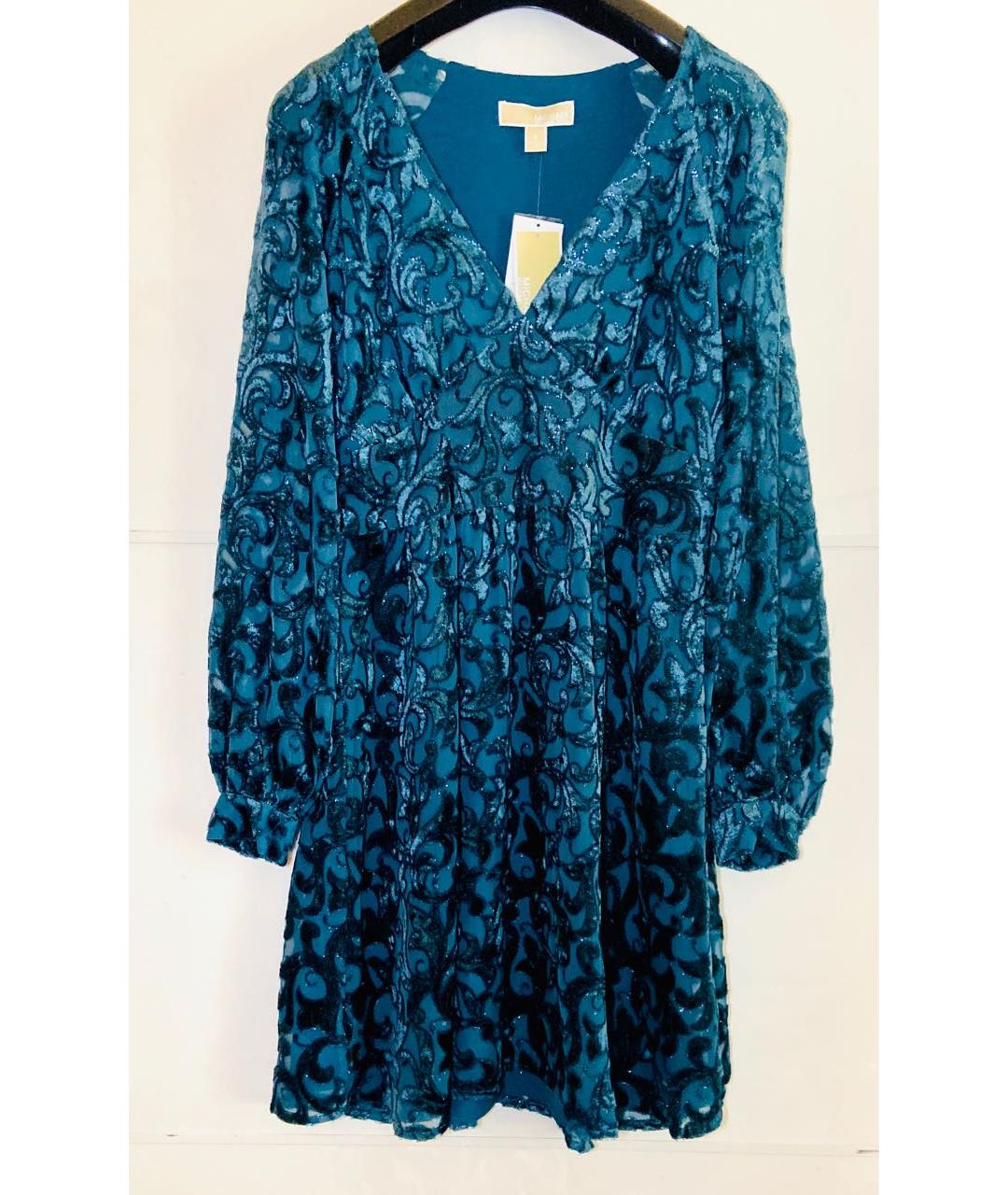 MICHAEL KORS Синее коктейльное платье, фото 3