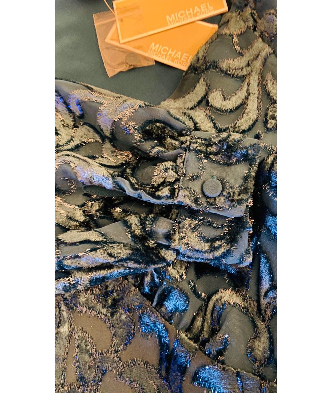 MICHAEL KORS Синее коктейльное платье, фото 7