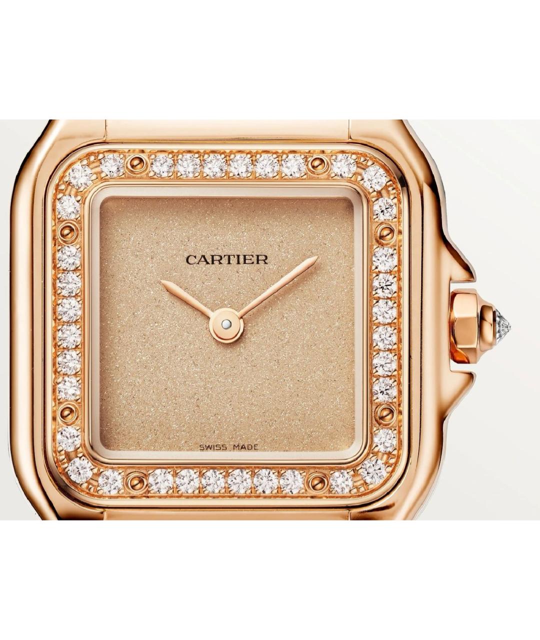 CARTIER Розовые часы из розового золота, фото 2