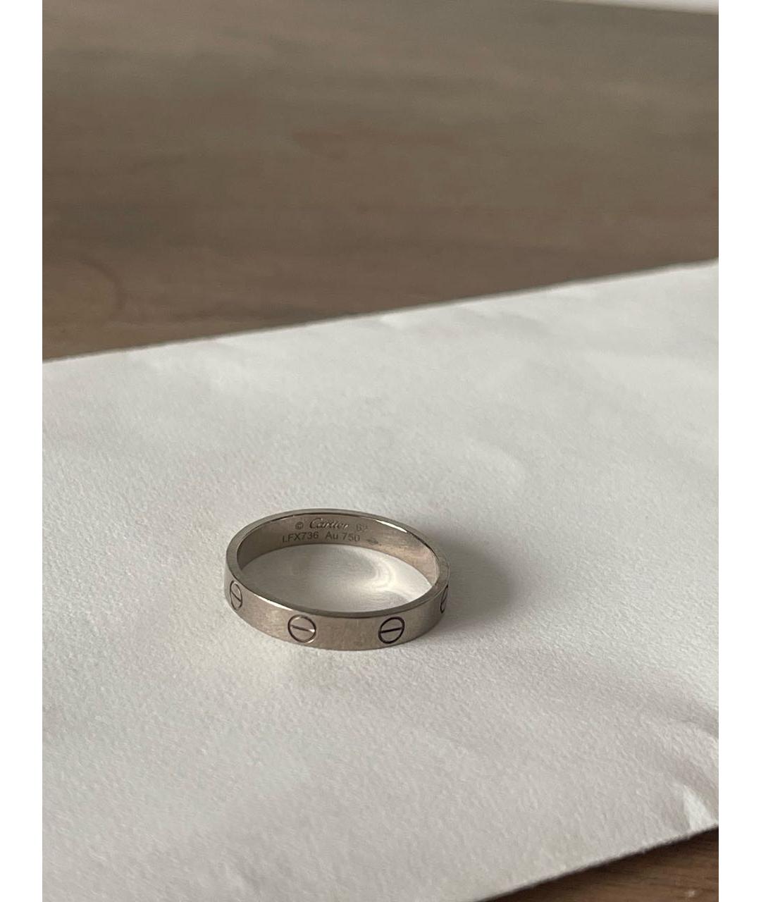 CARTIER Серое кольцо из белого золота, фото 2