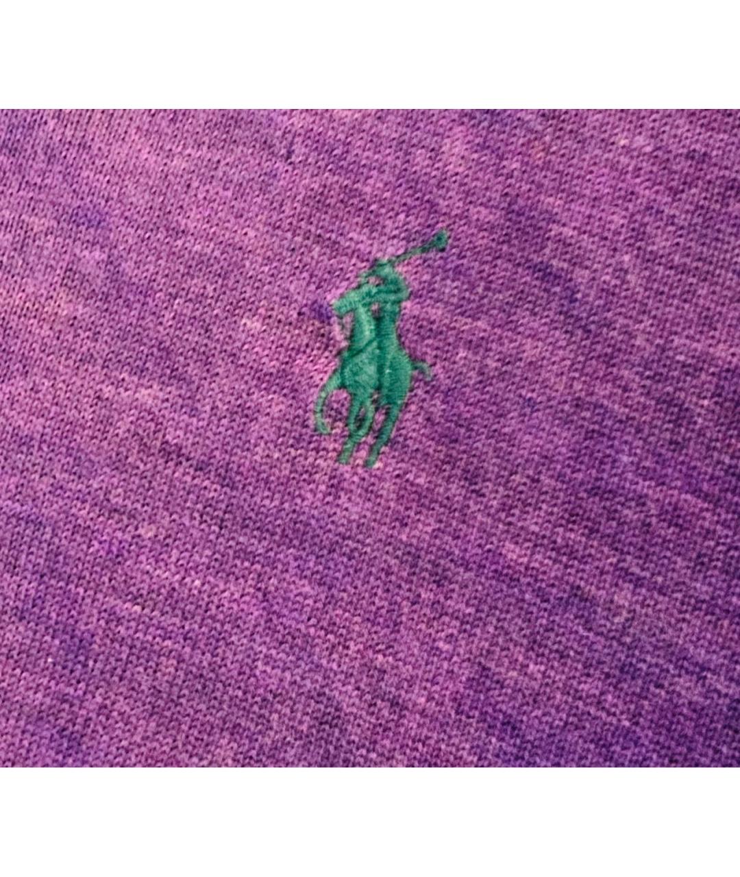POLO RALPH LAUREN Фиолетовый шерстяной джемпер / свитер, фото 2