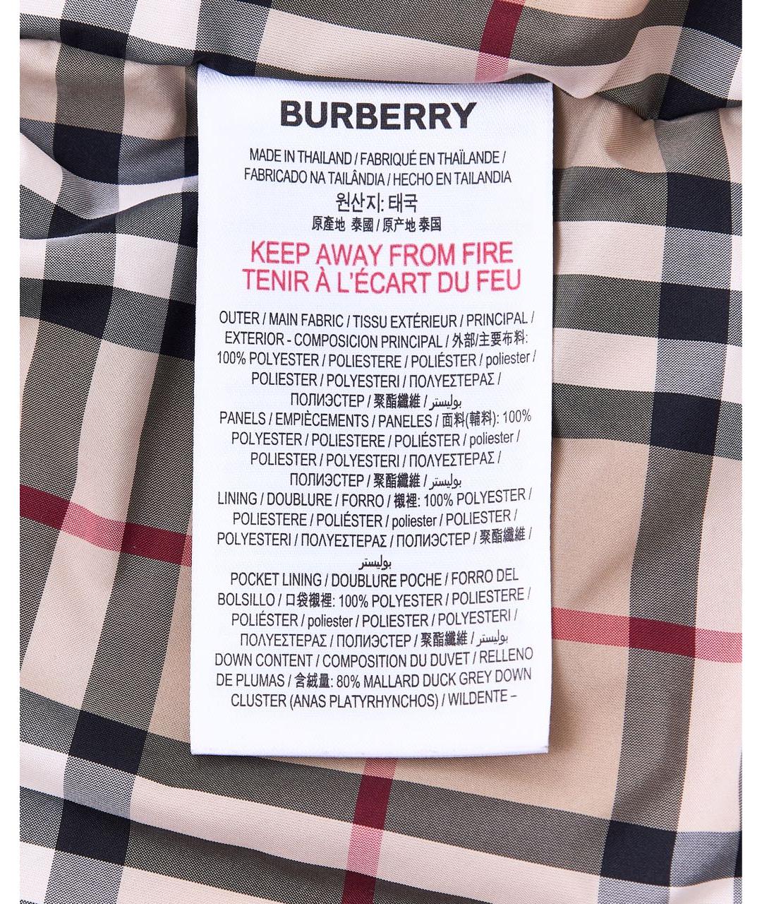 BURBERRY Красный жилет, фото 4