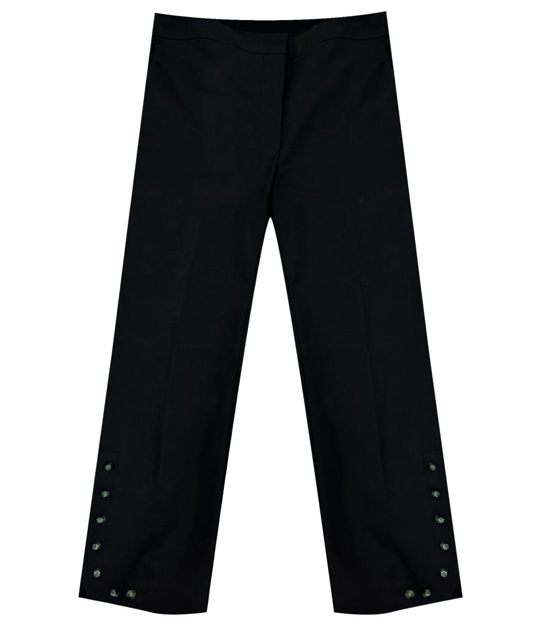 SPORTMAX Черные прямые брюки, фото 1