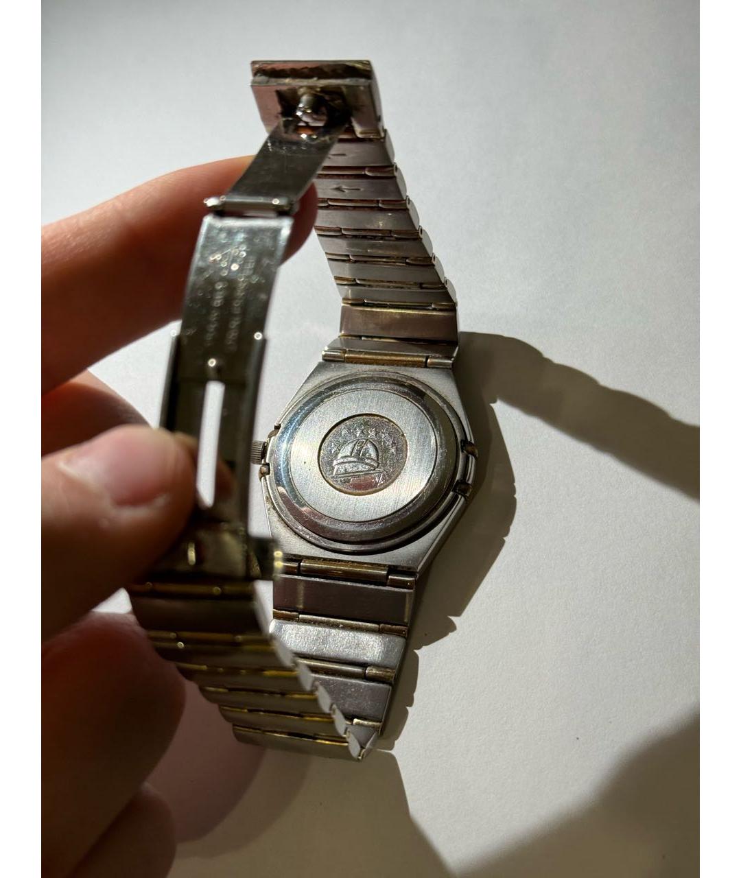 OMEGA Серебряные позолоченные часы, фото 3