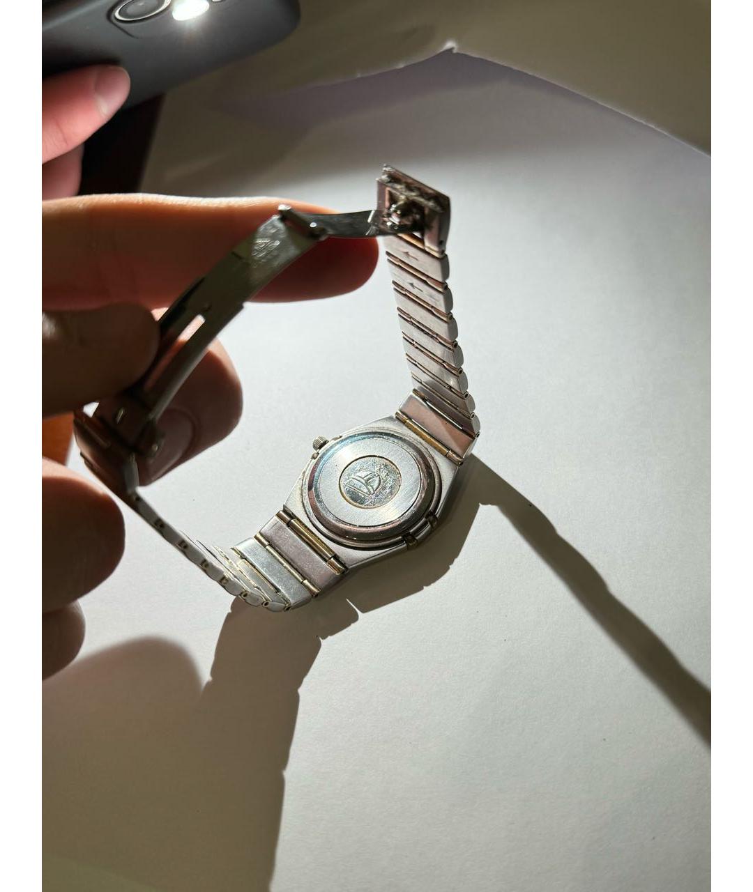 OMEGA Серебряные позолоченные часы, фото 4