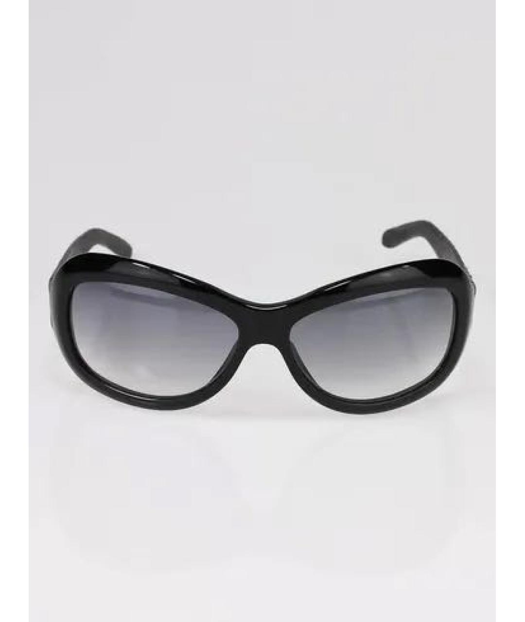 CHANEL PRE-OWNED Черные солнцезащитные очки, фото 2
