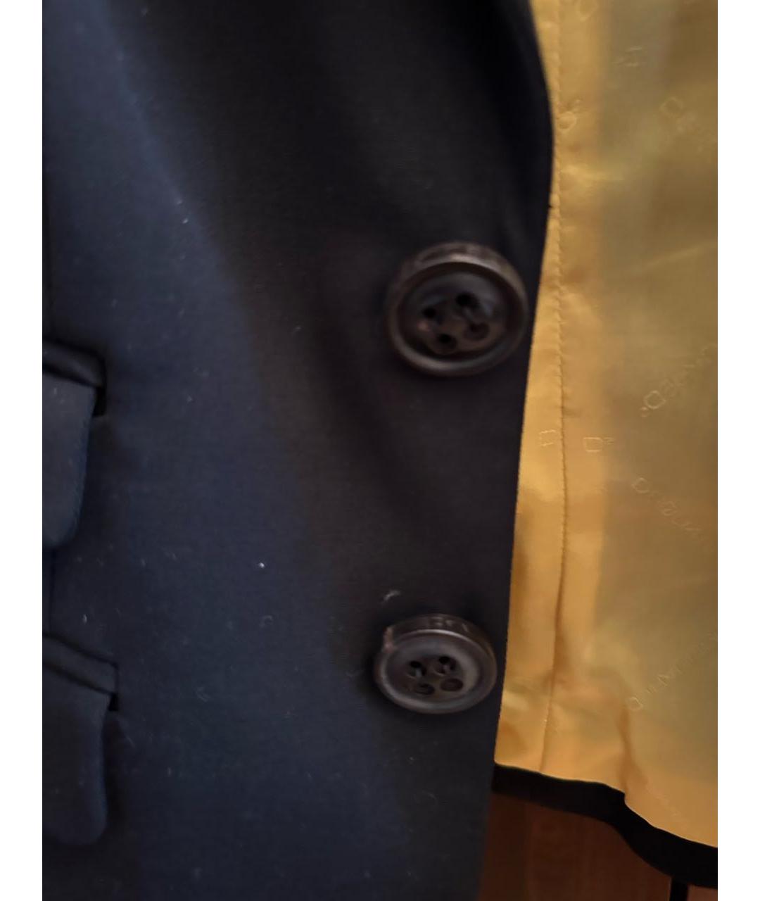 DSQUARED2 Черный шерстяной жакет/пиджак, фото 4