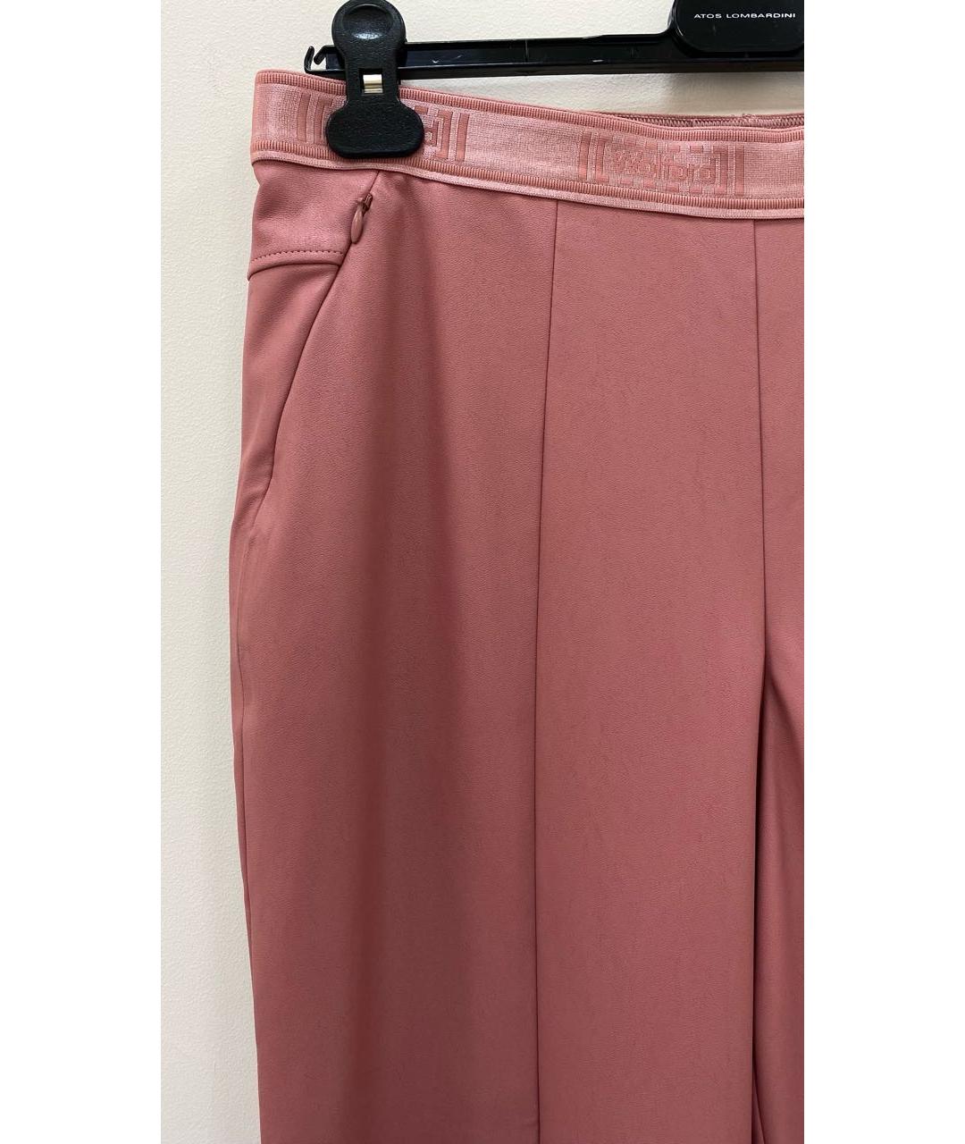 WOLFORD Розовые прямые брюки, фото 4
