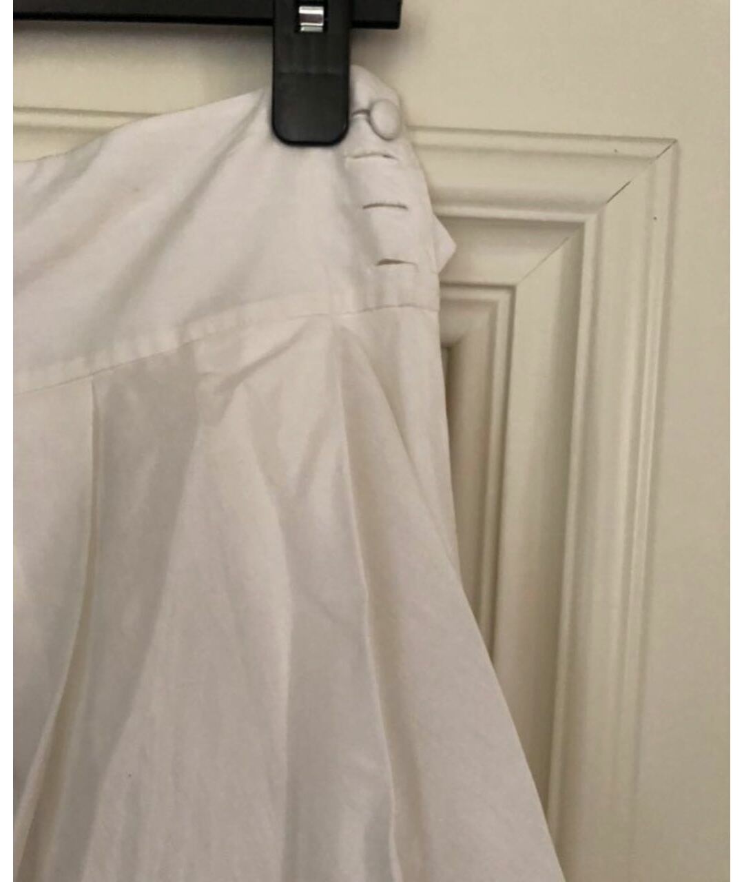 KARL LAGERFELD Белая хлопковая юбка миди, фото 6