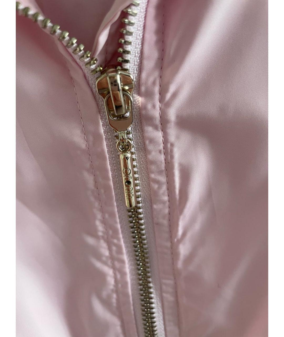 LIU JO Розовая полиэстеровая куртка, фото 5