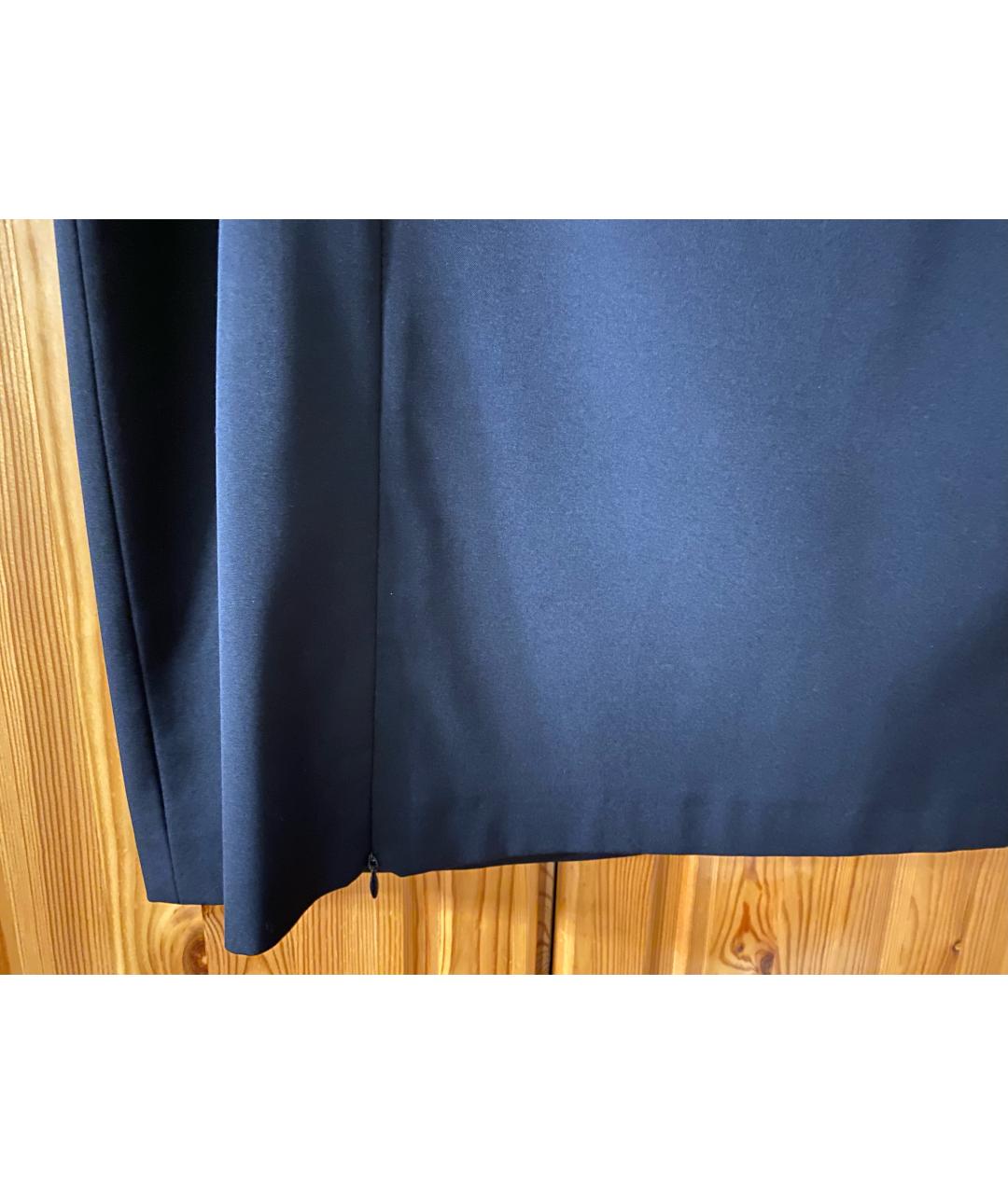 WOLFORD Антрацитовая полиэстеровая юбка мини, фото 4
