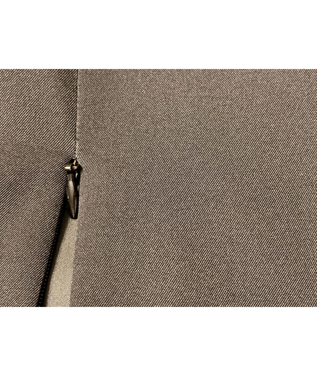 WOLFORD Антрацитовая полиэстеровая юбка мини, фото 7