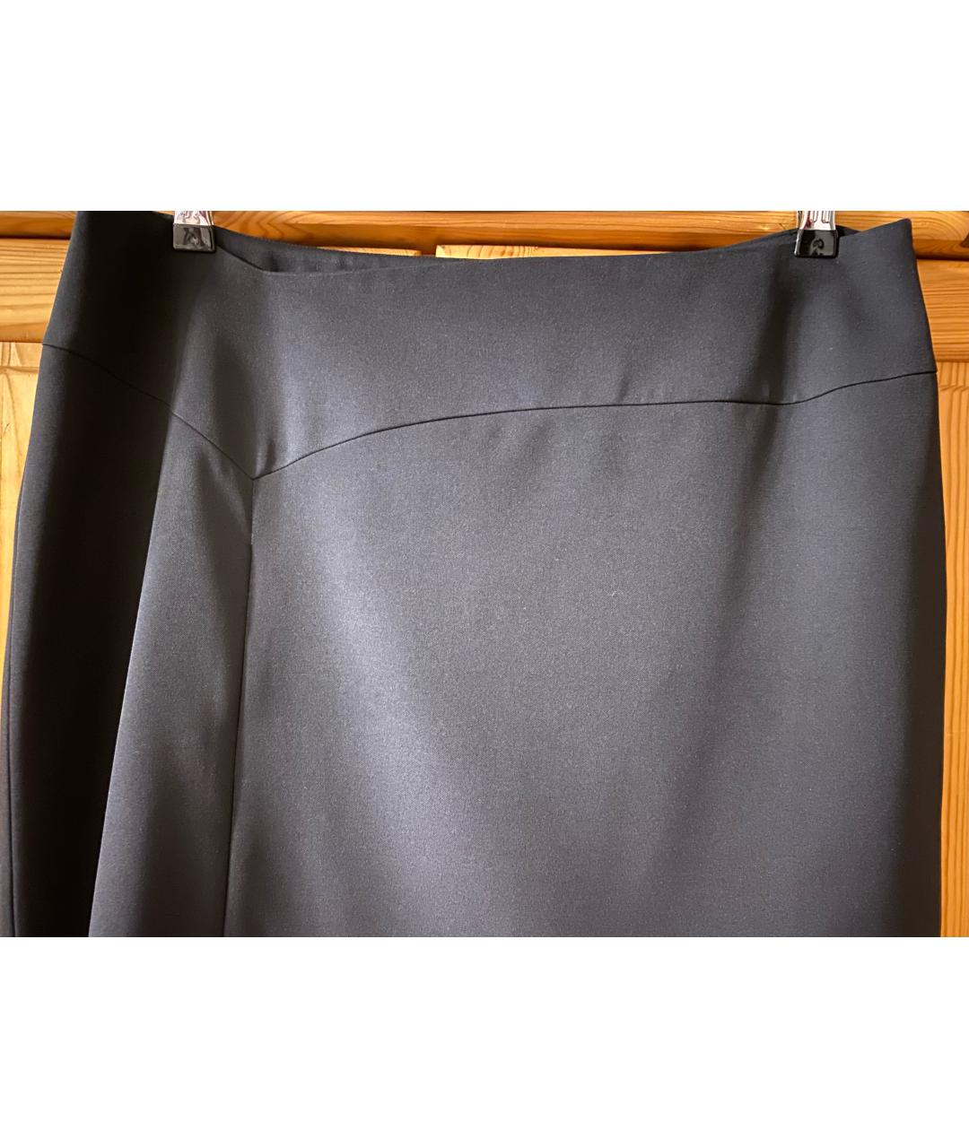 WOLFORD Антрацитовая полиэстеровая юбка мини, фото 3