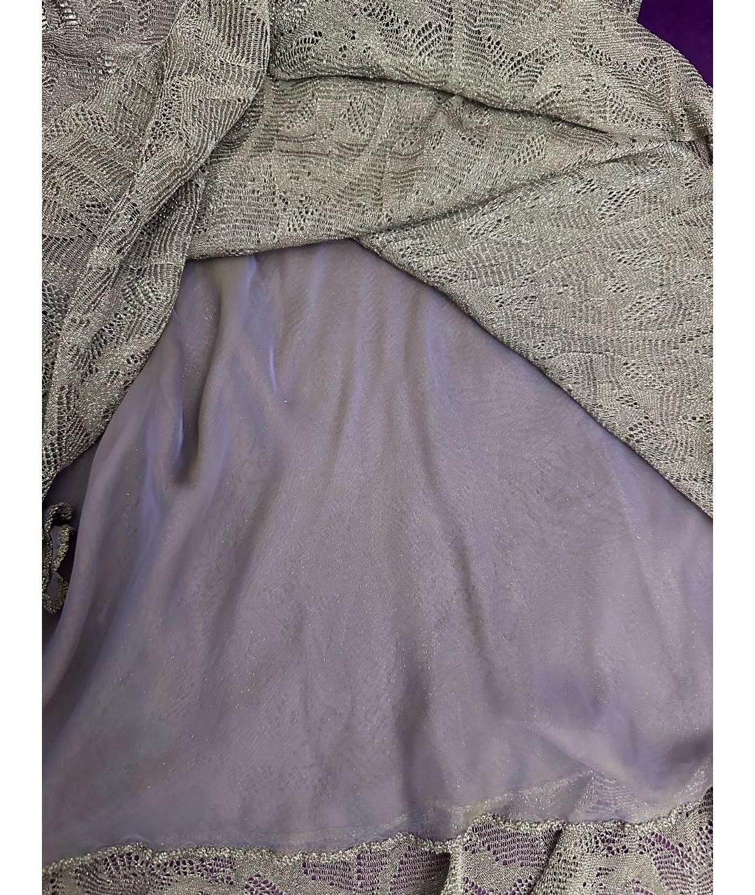 CHANEL PRE-OWNED Серебряное вискозное повседневное платье, фото 6