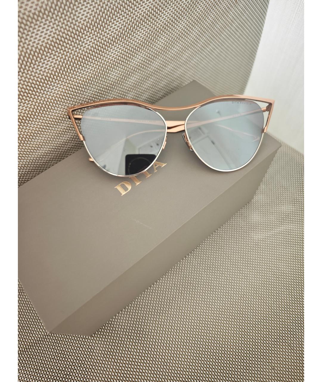 DITA Серебряные металлические солнцезащитные очки, фото 2
