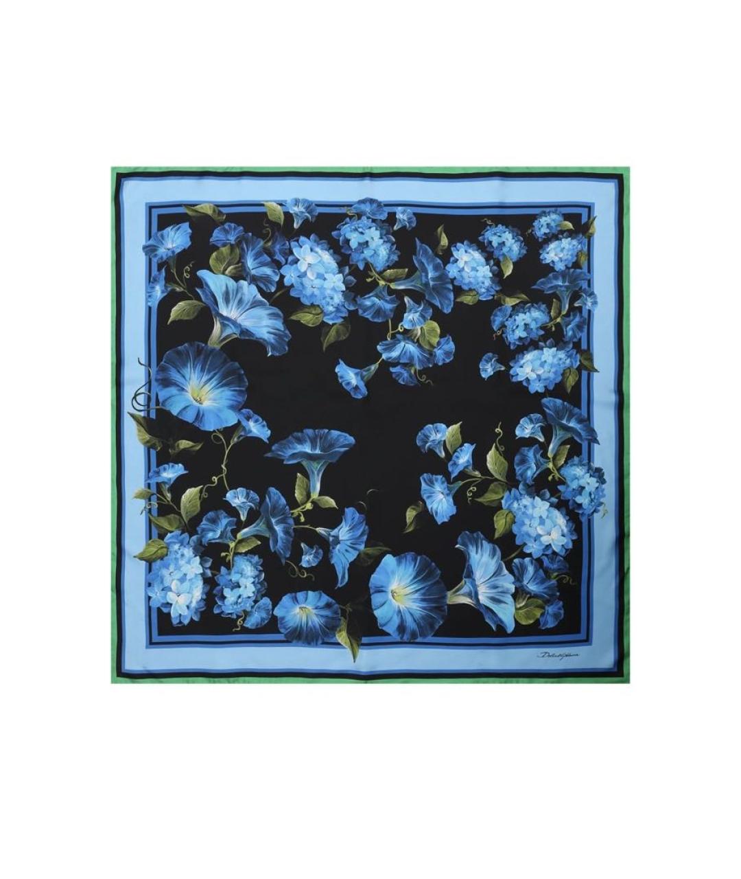 DOLCE&GABBANA Мульти шелковый платок, фото 3