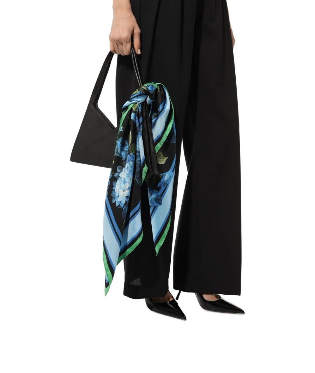 DOLCE&GABBANA Мульти шелковый платок, фото 2