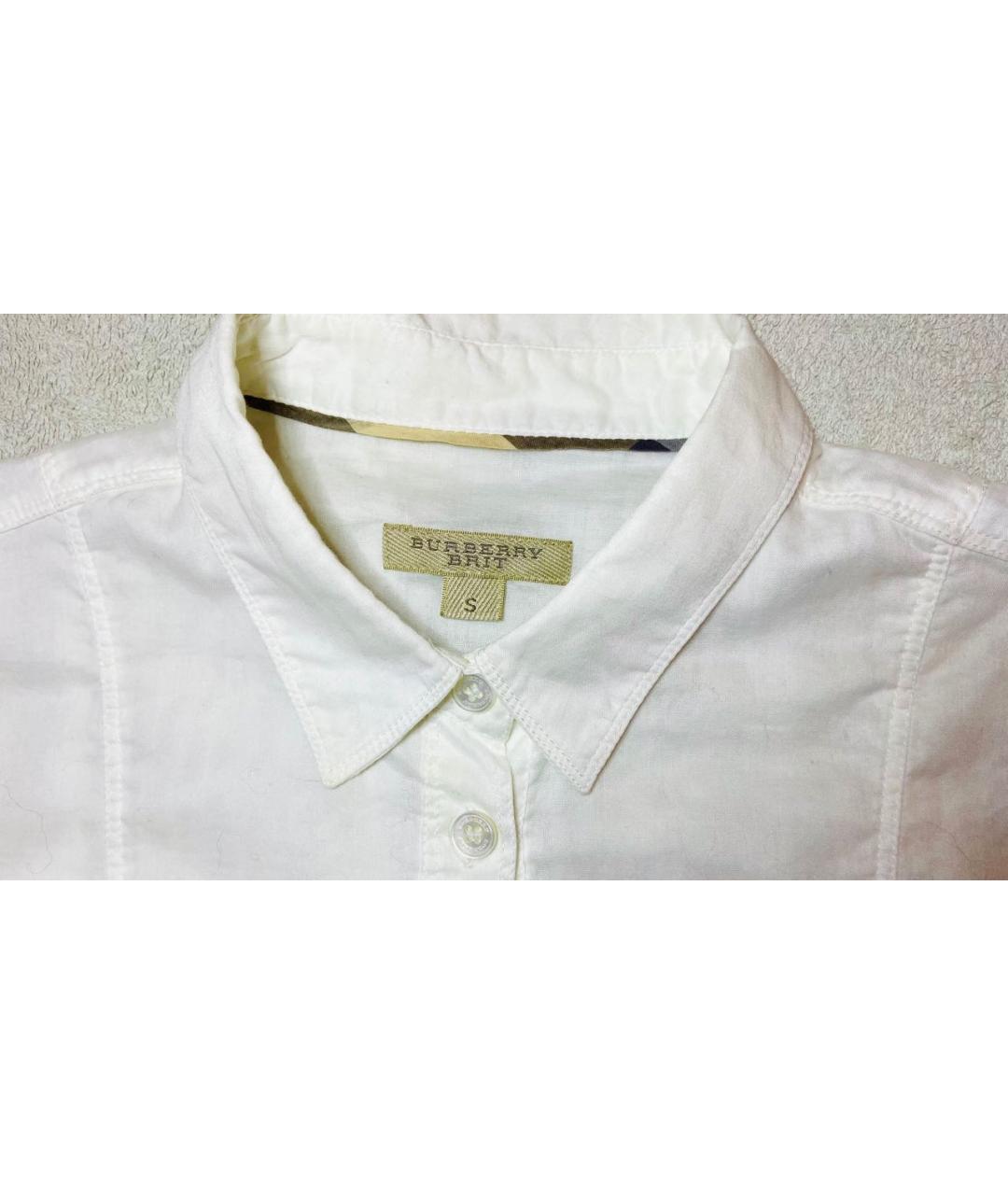 BURBERRY Белая блузы, фото 5