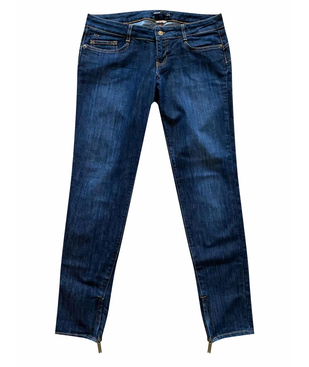 ICEBERG Темно-синие прямые джинсы, фото 1