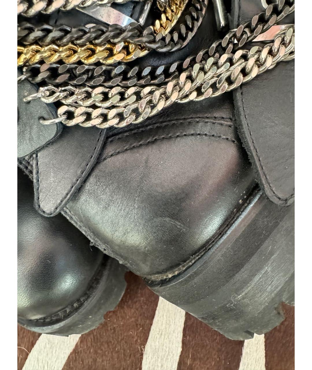 DONDUP Черные кожаные ботинки, фото 6