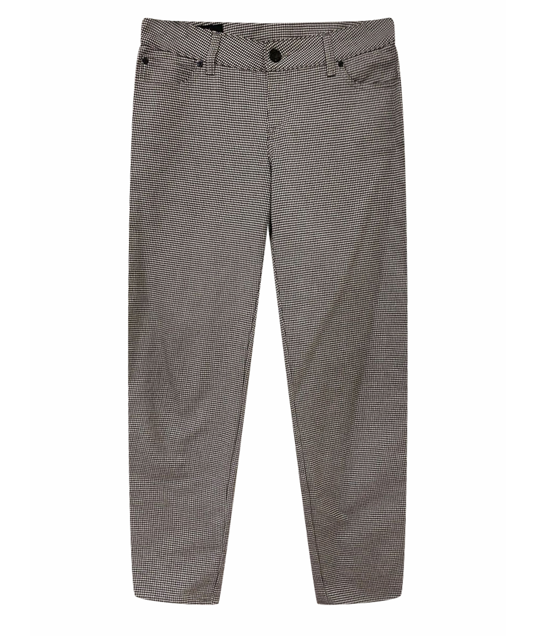 GUCCI Мульти хлопко-эластановые прямые брюки, фото 1