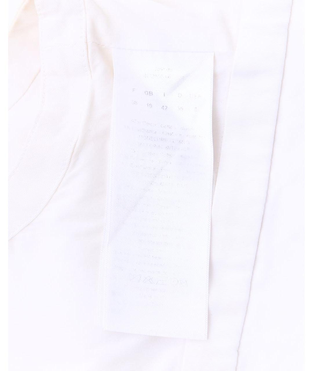 CHRISTIAN DIOR PRE-OWNED Белый хлопковый костюм с юбками, фото 4