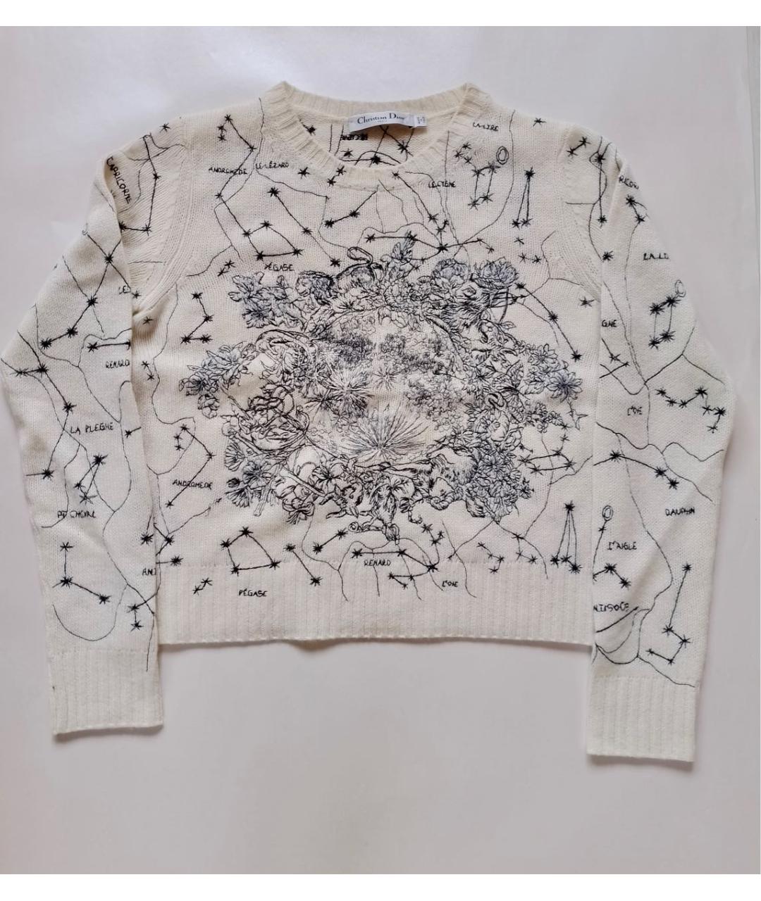 CHRISTIAN DIOR PRE-OWNED Белый кашемировый джемпер / свитер, фото 3